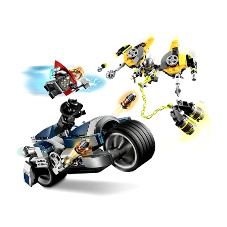 LEGO Super Heroes 76142 Avengers Walka na motocyklu Marvel